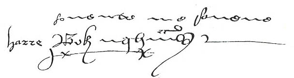 Signature of Henry Stafford